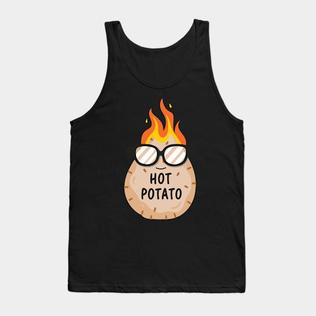 Cool Hot Potato Funny Tank Top by Art-Jiyuu